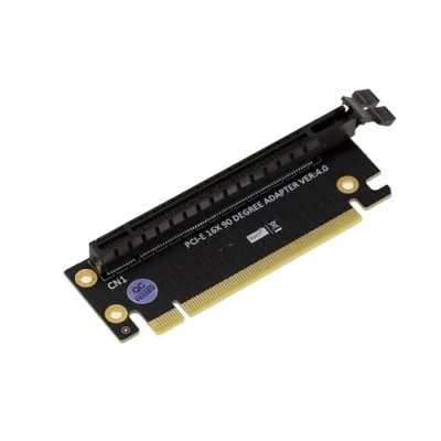 Immagine di KALEA INFORMATIQUE Adattatore Riser a 90 per slot PCIe PCI Express x16 compatibile con 3.0, 3.1 e 4.0