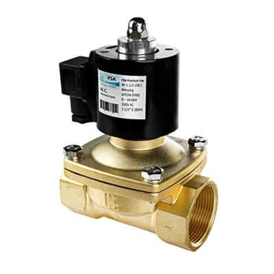 Immagine di FSA Elettrovalvola in Ottone 1 1/2&quot; 230V AC 0 10 bar Viton normalmente chiusa