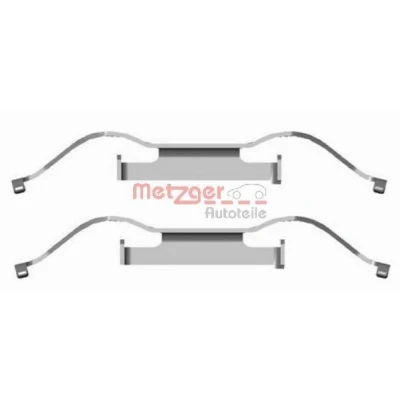 Immagine di METZGER 109 1681 Kit accessori, Pastiglia freno VOLKSWAGEN: Multivan 5 (7HM, Transporter 5, Bus