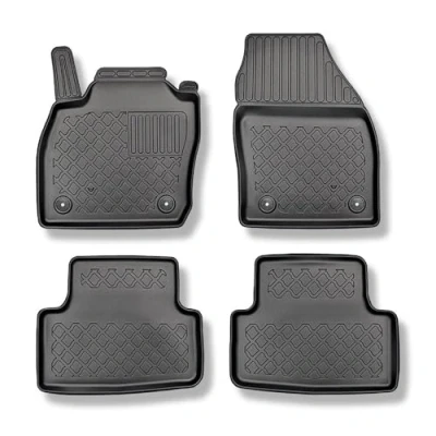 Immagine di Mossa Tappetini auto in TPE compatibili con Volkswagen T Cross Crossover (04.2019 ) tappeti neri G