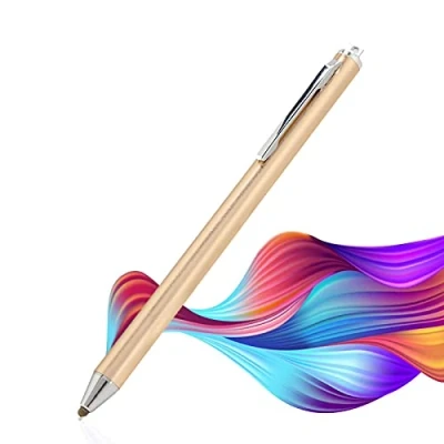 Immagine di Stylus penna touchscreen capacitive, Penne per cellulari universali, Stilo touch capacitive di alta sensibilità, tablet e smartphone (d&#039;oro)
