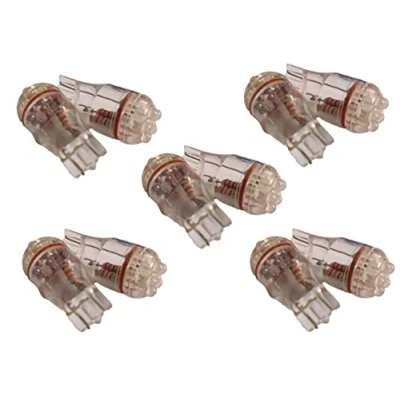 Immagine di 10 Pezzi Lampade Led T10 12V Per Auto, Bianco Freddo 6500K, Con 6 F3