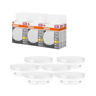 Immagine di OSRAM LED Star GX53 Lampadine 6 W, Bianco Caldo, Ampiezza Fascio Luminoso 100, Confezione da Pezzi