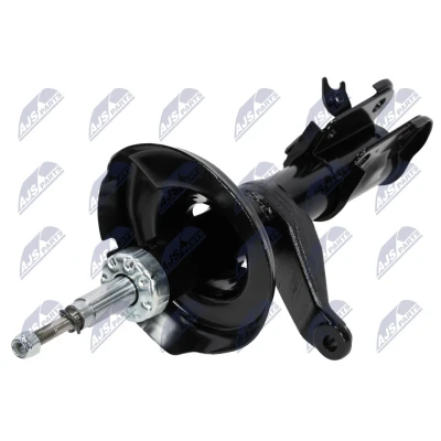 Immagine di NTY A HD 012 Ammortizzatore Assale anteriore Dx pressione del gas doppio tubo tipo McPherson Spina superiore, Collare inferiore