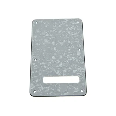 Immagine di Dopro Strat Piastra posteriore per chitarra ST Trem Tremolo, adatta Fender Stratocaster standard USA/Messicano Bianco Perlato