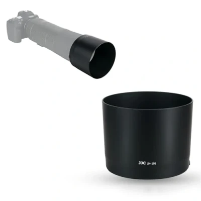 Immagine di JJC ET 101 Paraluce Compatibile con Canon RF 200 800mm F6.3 9 IS USM e F11 STM, Sostituisce l&#039;originale 101, Reversibile Protegge L&#039;obiettivo