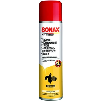Immagine di SONAX Pulitore carburatore + valvola a farfalla (400 ml) pulisce fondo e sgrassa rapidamente carter del carburatore, farfalla, ugelli, iniettori, ecc Art. N. 04883000