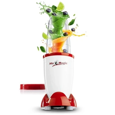 Immagine di GOURMETmaxx Smoothie Maker incl. Tazza To Go Mini frullatore con 8 programmi, senza BPA lavabile in lavastoviglie e a prova di perdite 400 Watt