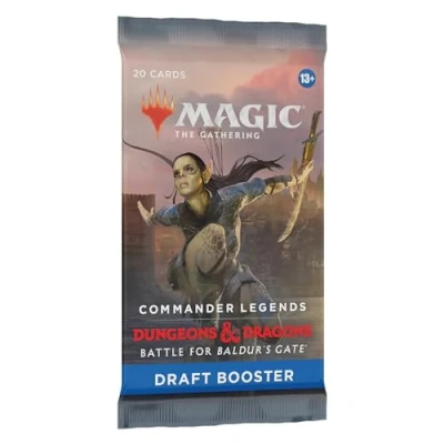 Immagine di Magic The Gathering Magia: D&amp;D Battle for Baldurs Gate Commander Legends Booster, Multicolore, MTG_CL_BALDUR_SING_DRAFT