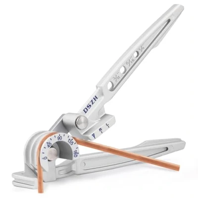 Immagine di Bonvoisin 3 in 1 Piegatubi Manuale 1/4&#039;&#039; 5/16&#039;&#039; 3/8&#039;&#039; 180 per Tubi Rame/Alluminio La Riparazione di Tubazioni Condizionatore d&#039;Aria
