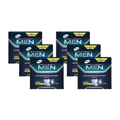 Immagine di TENA MEN Protective Underwear (Media) livello di protezione 4, Pacco Scorta Mensile Boxer assorbenti per perdite urinarie, elasticizzati, monouso, uomo, level 4 conf. x 12 pezzi