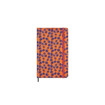 Immagine di Moleskine Agenda Silk 12 Mesi, Settimanale Senza Date, Copertina Rigida con Seta Italiana di Mantero, Chiusura Elastica, Confezione Regalo, Formato Large 21x13cm, Colore Arancio
