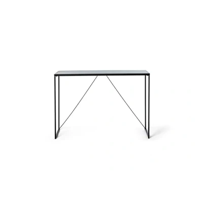 Immagine di Jahnke Glam Console Consolle, Legno ingegnerizzato Metallo, Vetro Nero/Nero, Taglia Unica