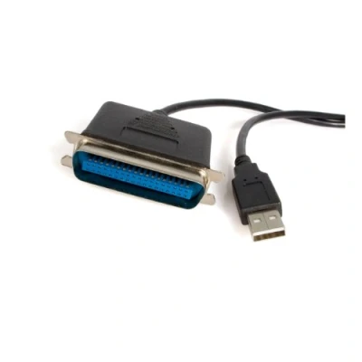Immagine di StarTech.com Adattatore stampante USB a porta parallela da 1,8 m, M/M, IEEE 1284, cavo Centronics (ICUSB1284)