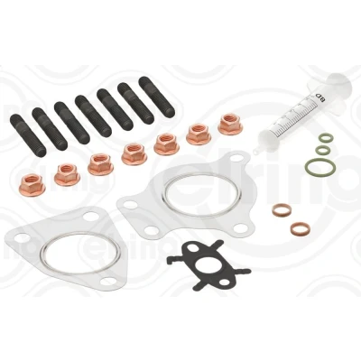 Immagine di ELRING 715.381 Kit montaggio, Compressore con guarnizioni istruzioni bulloni/viti RENAULT: ESPACE 4, LAGUNA 2 Grandtour