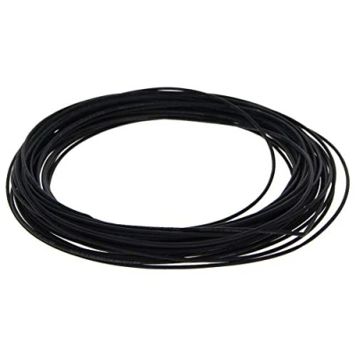 Immagine di Othmro PE termorestringente tubo 0,8 mm diametro 10 m lunghezza 2:1 isolamento elettrico cavo guaina involucro nero 1 pz