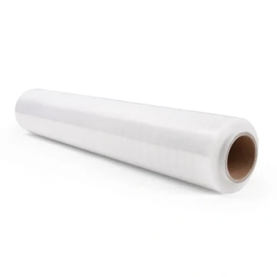 Immagine di Inoverse 1 rotolo di pellicola elastica trasparente, 40 cm, 700 g, per mobili e trasloco, pallet, imballaggio su rotolo, materiale da