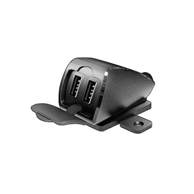 Immagine di Lampa 38827 usb Fix Trek 2, doppio caricatore resistente allâ™acqua, fissaggio con viti o biadesivo Ultra Fast Charge 5400 mA 12/24V