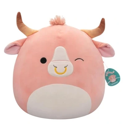 Immagine di Squishmallows SQCR05472 Howland The Peach Brahma Bull, 40,6 cm, multicolore