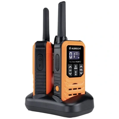 Immagine di Albrecht Tectalk Float 2er Koffer 29664 Radio PMR Kit da 2