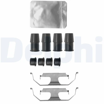 Immagine di DELPHI LX0643 Kit accessori, Pastiglia freno BMW: 3 Sedan, Touring, 4 Gran Coupe