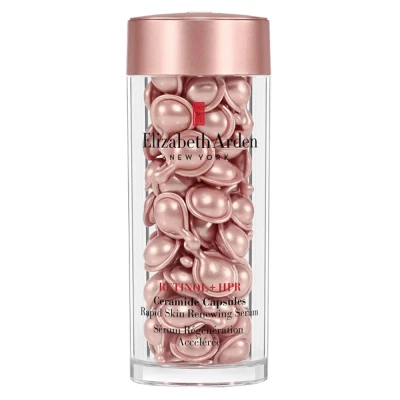 Immagine di Elizabeth Arden Retinol + HPR, Capsule di Siero con Ceramidi e Retinolo ad Alta Efficacia, Riduce le Linee Espressione Rughe, Ottimizza la Compattezza della Pelle, Monodose, 60