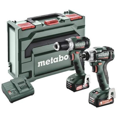 Immagine di Metabo Combo Set 2.7.3 12 V BL 685228000 Trapano Avvitatore a batteria, percussione batteria 2 Ah Li Ion