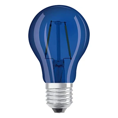 Immagine di OSRAM 4058075434004 LED (monocolore) ERP G (A G) E27 Forma di bulbo 2.5 W = 4 Blu (Ø x L) 60 mm 105 1 pz.