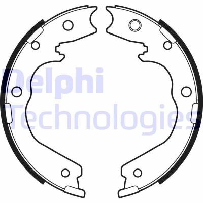 Immagine di DELPHI LS2137 Ganasce Freno 210 32