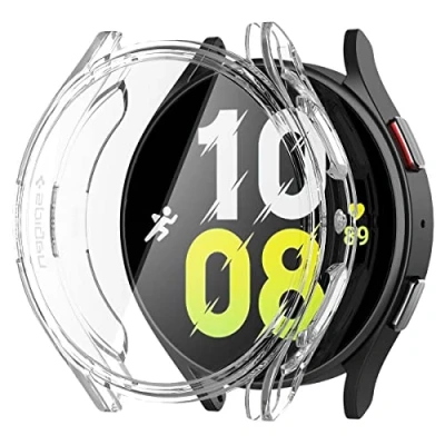 Immagine di Spigen Ultra Hybrid Compatibile con Samsung Galaxy Watch 5 44mm (2022) e 4 (2021) Crystal Clear