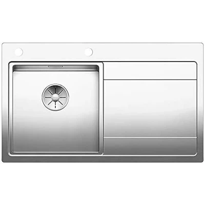 Immagine di Blanco 521657 Lavello da cucina in acciaio inossidabile, 45 cm