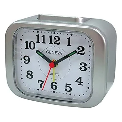Immagine di Techno Line Model XL silber Quarzo Sveglia Argento Tempi di allarme 1 Timer tempo