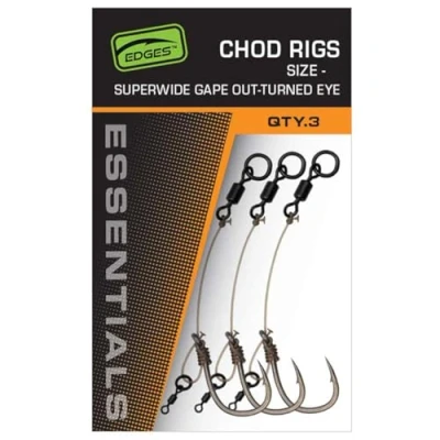 Immagine di Fox Edges SWGO Chod rigs Size 5 (3 pezzi)
