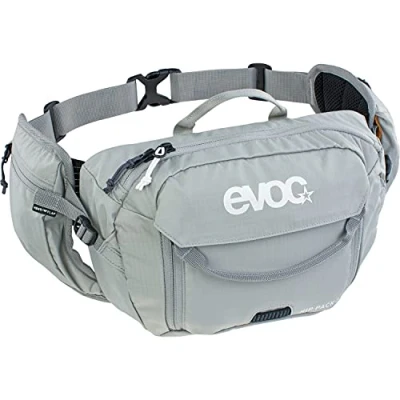 Immagine di EVOC hip PACK 3l bag Waist incl. 1.5l HYDRATION BLADDER (capacità 3l, AIRFLOW CONTACT SYSTEM, cintura regolabile, sistema VENTI FLAP, vescica di idratazione inclusa), stone grey