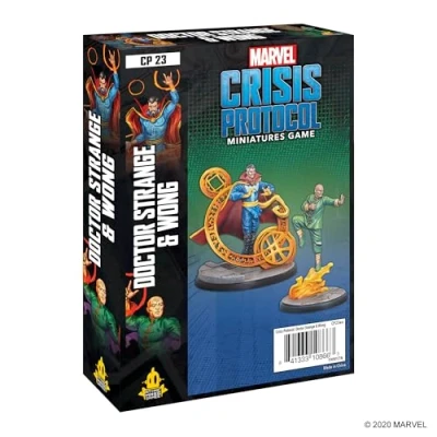 Immagine di Atomic Mass Games, Marvel Crisis Protocol: Character Pack: Dr. Strange and Wong, Miniatures Game, Ages 10+, 2+ Players, 45 Minutes Playing Time