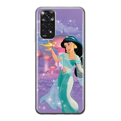 Immagine di Ert Group custodia per cellulare Xiaomi REDMI NOTE 11S 4G / 11 originale e con licenza ufficiale Disney, modello Jasmine 001 adattato alla forma dello smartphone, in TPU