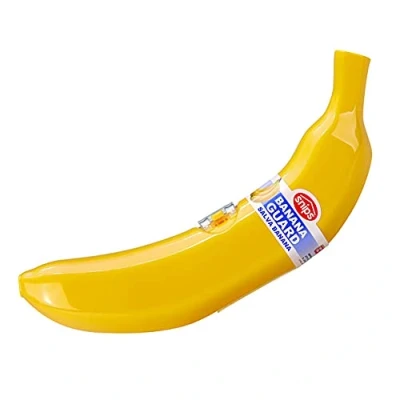 Immagine di Snips Salva Banana Contenitore da Asporto Proteggi Per Cibi Lunch Box Colore Giallo 25 x 5.5 Made in Italy Bpa Free