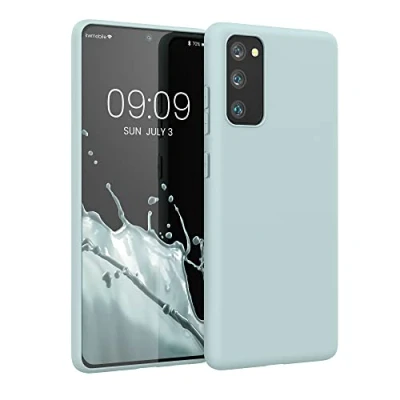 Immagine di kwmobile Custodia Compatibile con Samsung Galaxy S20 FE Cover Back Case per Smartphone in Silicone TPU Protezione Gommata menta freddo