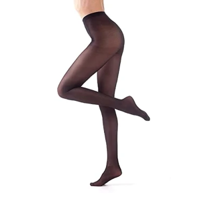 Immagine di BELLISSIMA 12 Collant da Donna Micro 30 den in Microfibra Coprente(Nero, 4/L)