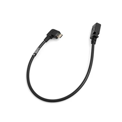 Immagine di System S Micro USB 90 angolato a Sinistra ad Angolo Maschio Mini Femmina Circa 27 cm Cavo Dati Ricarica di prolunga interfaccia e Adattatore