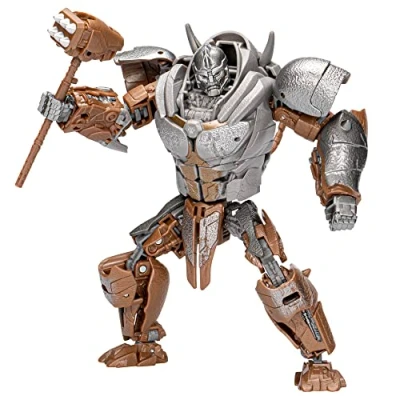 Immagine di Transformers Studio Series Voyager Class 103 Rhinox Action Figure per l&#039;ascesa delle bestie, 16,5 cm