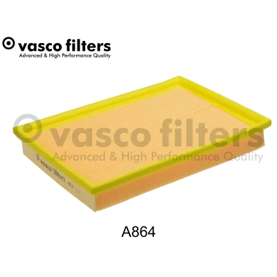 Immagine di DAVID VASCO A864 filtro aria 42 206 291 rettangolare Cartuccia OPEL: Corsa C Hatchback, Meriva A, Tigra Twintop