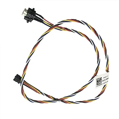 Immagine di Zahara Cavo Scheda Tasto Accensione Power Button per dell OPX 390 790 990 3010 3020 7010 7020 9010 9020 MT 0CRH0K 0YPX0C 074XPK Switch ON FF Cable(47cm)