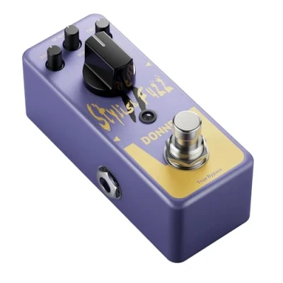 Immagine di Donner Pedal de efecto fuzz, elegante clásico Mini Fuzz para guitarra eléctrica True Bypass