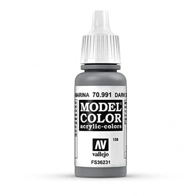 Immagine di Vallejo 70.991 Colore Acrilico Opaco , Grigio (Dark Sea Grey), 17 ml, 1 Pezzo