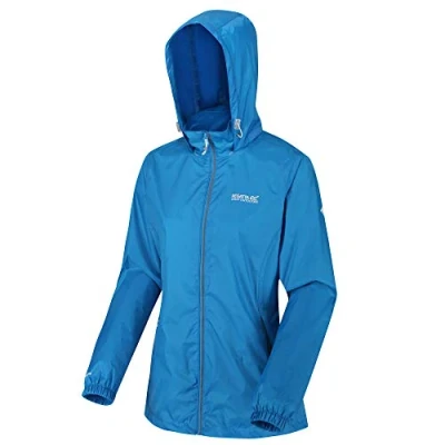 Immagine di Regatta Corinne IV&#039; Giacca Leggera Ripiegabile Impermeabile Traspirante Cuciture Nastrate Foderata in Mesh, Jackets Waterproof Shell Donna, Blue Aster, 10