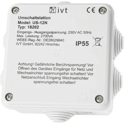 Immagine di IVT Stazione di commutazione US 12N 2760 VA 18202 130 mm x 60 Adatto per modello (Inverter):Universale