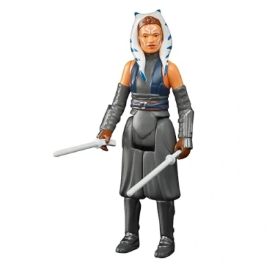 Immagine di Star Wars Hasbro F4459, Retro Collection Ahsoka Tano Toy 9.5 cm Scale The Mandalorian Collectible Action Figure, Toys for Kids Ages 4 And Up, Multiucolore