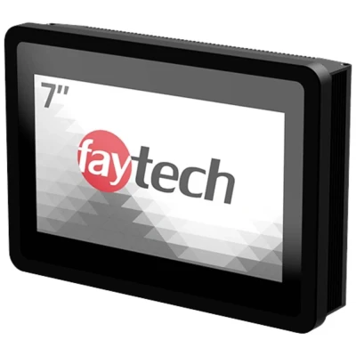 Immagine di Faytech FT07TMCAPOB Monitor touch screen ERP: D (A G) 17.8 cm (7 pollici) 1920 x 1080 Pixel 16:9 10 ms HDMI ™, DisplayPort, VGA, USB B, Audio Line in IPS LCD