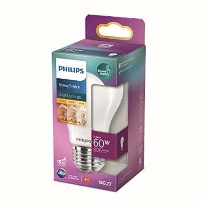 Immagine di Philips Lighting 26396300 LED (monocolore) ERP F (A G) E27 8 W = 60 (Ø x L) 6 cm 10.4 1 pz.